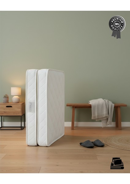 Dormela Katlanır Ortopedik Üst Kalite Sünger Yatak 090X190 cm (Yer Yatağı, Misafir Yatağı, Kamp Yatağı) fiyatları