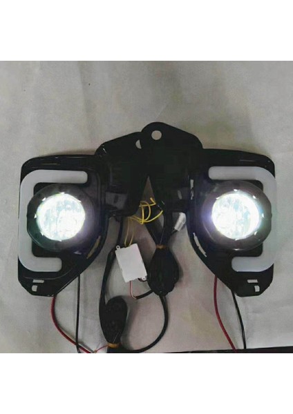 2pcs LED 12V Abs Araba Sis Lambası Drl Toyota Hiace Için Gündüz Çalışan Işık 2014 2015 2016 2017 2018 Dönüş Sinyali ile (Yurt Dışından) fırsatları