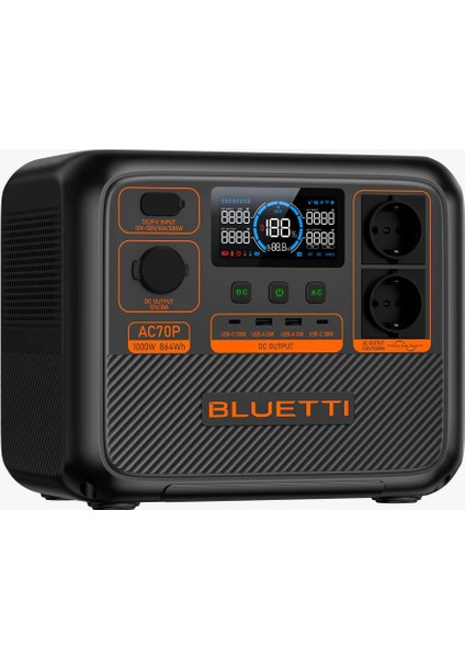 AC70P Taşınabilir Güç Kaynağı - 1000W 864WH