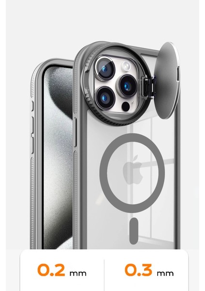 Newface Iphone 15 Pro Max Kılıf Teleskop Lens Magsafe Silikon Kapak - Koyu Yeşil indirimleri