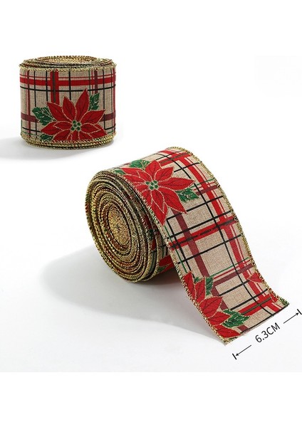 1 Rulo Yeni 2m Noel Dekorasyonu Dokuma (Yurt Dışından)