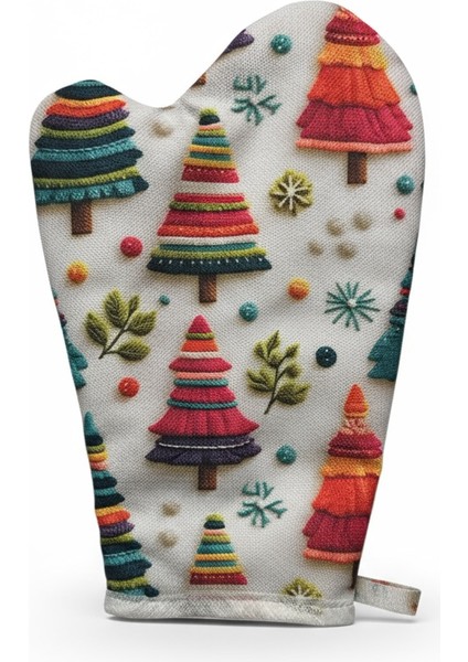 Fırın Eldiveni Yeni Yıl Temalı , Yılbaşı Temalı