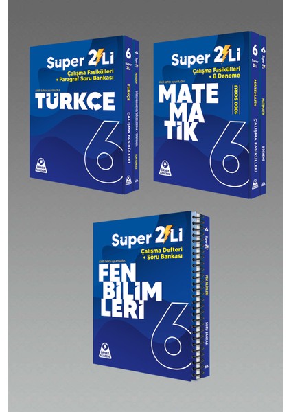 Örnek Akademi 6.sınıf 3'lü Set (Güncel Müfredat) fiyatları