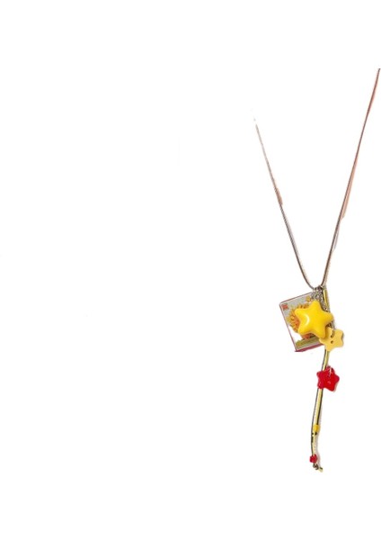 Kadınlar Için Uzun Yıldız Kolye, Sevimli Karikatür Kazak Zinciri (Yurt Dışından)