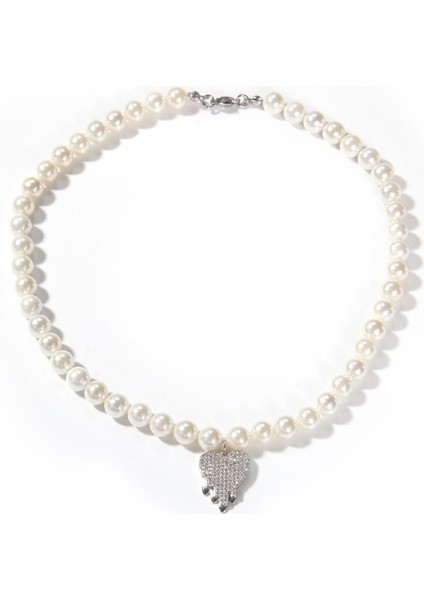 Su Damlası Kalp Inci Kolye, Sade Kolye (Yurt Dışından) fiyatları