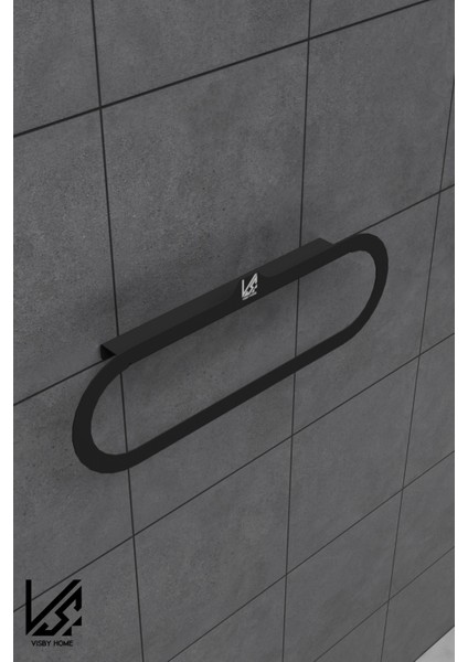 Loop Serisi Minimalist Tasarım Siyah Banyo Havluluk indirimleri