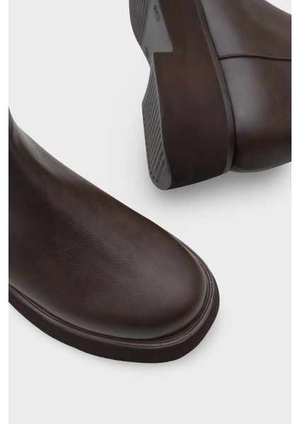 Darla Yuvarlak Burunlu Yandan Fermuarlı Trak Tabanlı Kadın Bot fırsatları