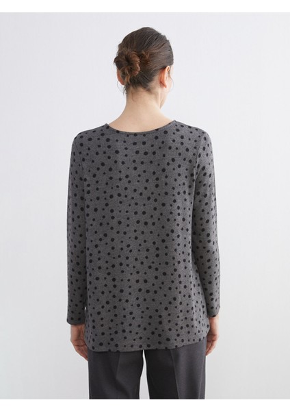 Yeni Sezon Bisiklet Yaka Puantiyeli Bluz fırsatları