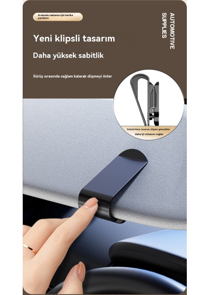 Yeni Araba Gözlük Klibi Araba Güneş Gözlüğü Gözlük Klibi Depolama Çok Fonksiyonlu Güneş Gözlüğü (Yurt Dışından) fırsatları