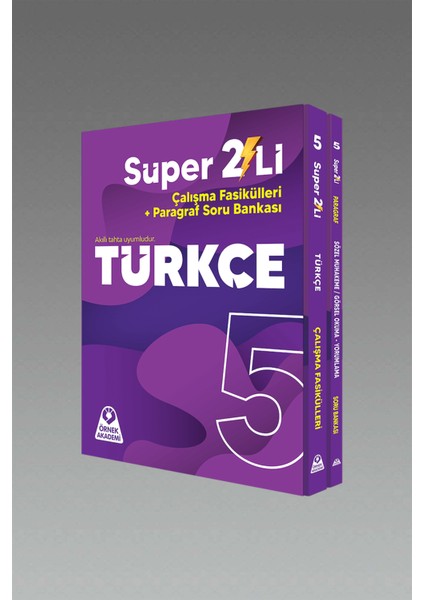 Örnek Akademi 5.sınıf Süper 2li Türkçe modelleri