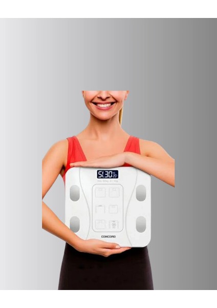 Bluetooth Akıllı Tartı – 8 Fonksiyonlu Dijital Baskül, 180 kg Kapasiteli fiyatları