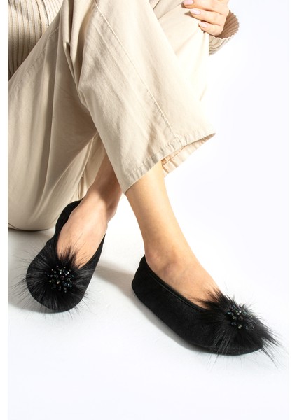 3'lü Set Kadın Patik Ev Babeti Ev Ayakkabısı Pisi Misafirlik Çeyizlik Sessiz Kaydırmaz Esnek Siyah fiyatları