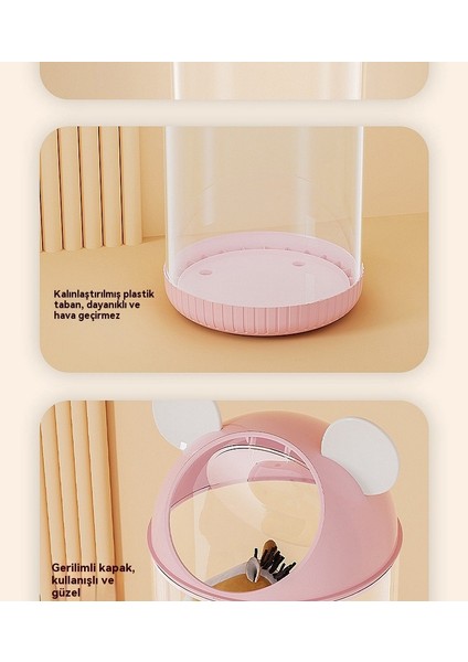 Yükseltilmiş Peluş Bebek Depolama Kovası Bebek Depolama Sepeti Bebek Çocuk Oyuncak Depolama Tüpü (Yurt Dışından) fırsatları