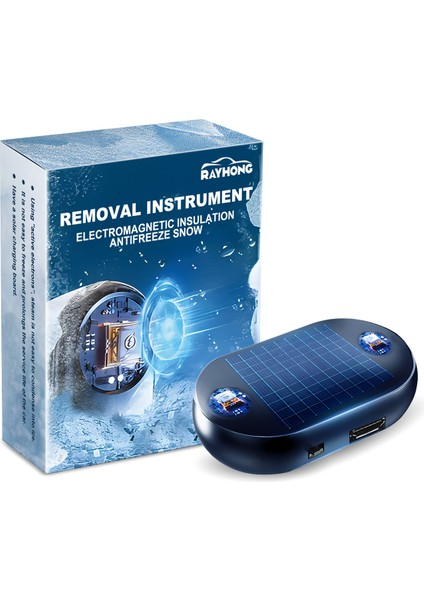 Antifriz Kar Temizleme Cihazı Araba Ön Cam Dikiz Aynası Buz Çözme Hızlı Kar Eritme Taşınabilir Antifriz Aracı (Yurt Dışından)