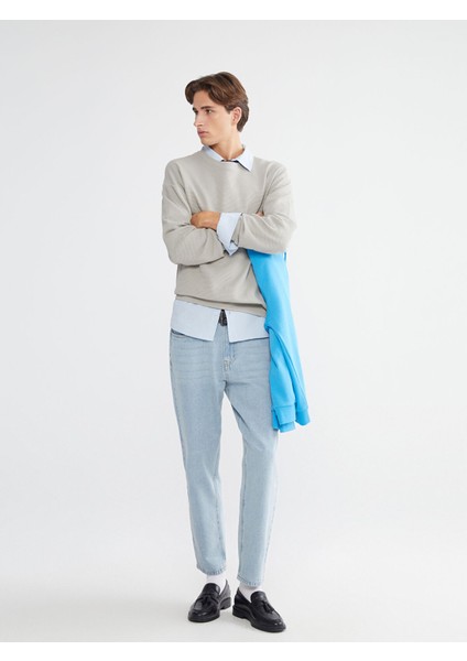 Yeni Sezon Bisiklet Yaka Erkek Sweatshirt fiyatları