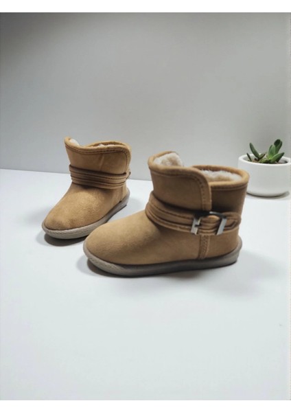 Çocuk Tam Ortopedik Süet Içi Kürklü Cırtlı Kreş Anaokulu Ev Panduf Bot indirimleri