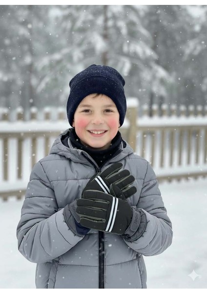 Kitti 422-18 9-14 Yaş Kar Kayak Eldiveni