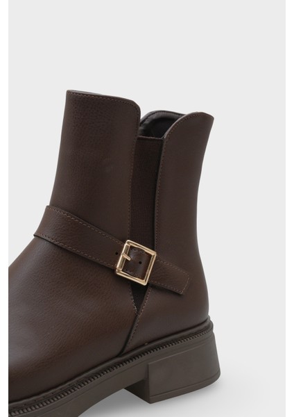 Daria Yandan Fermuarlı Tokalı Lastikli Kadın Bot modelleri