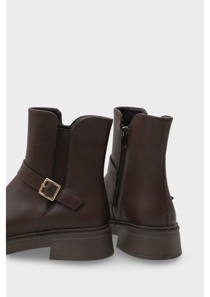 Daria Yandan Fermuarlı Tokalı Lastikli Kadın Bot fırsatları