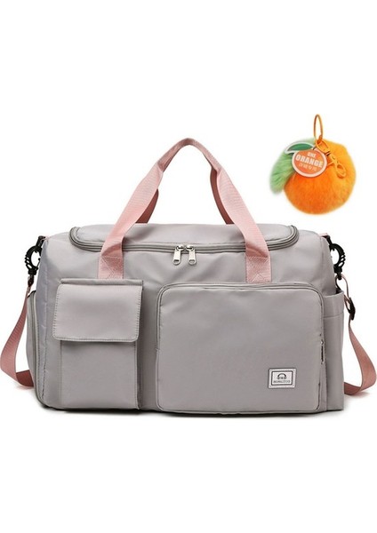 Ong Orange Bölmeli Spor Çanta - Siyah (Yurt Dışından)
