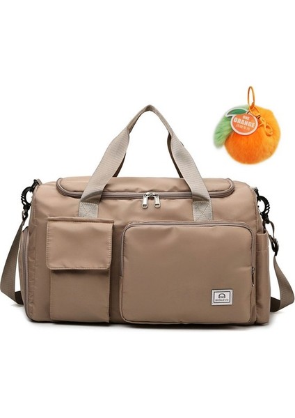Ong Orange Bölmeli Spor Çanta - Siyah (Yurt Dışından)