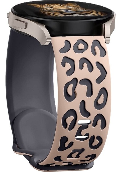 Huawei Watch Gt5 Gt4 Gt3 Gt2 GT2E/GT5 Pro Gt3 Pro Gt2 Pro (46MM) Leopar Desen Silikon Kordon 22MM fiyatları