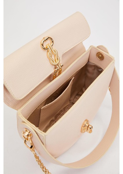 Krem Kadın El ve Omuz Çantası 930930 modelleri