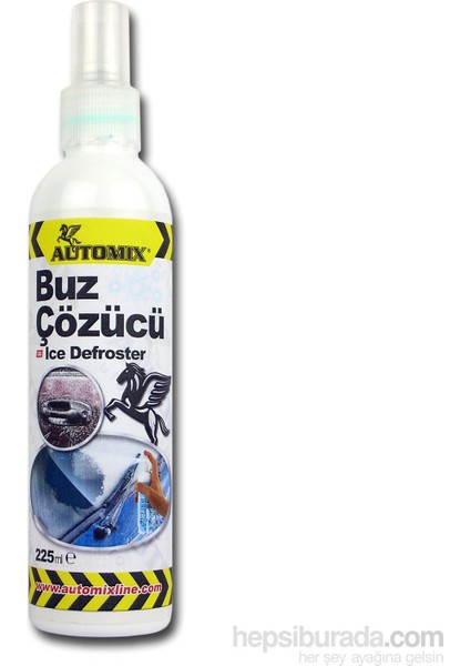 Buz Çözücü 250 ml | Araç Camı Donma Giderici Sprey – Hızlı Buz Çözme