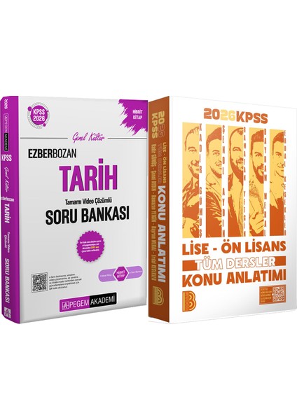 2026 Kpss Lise Ön Lisans Tüm Dersler Konu - 2026 Kpss Ezberbozan Tarih Çözümlü Soru