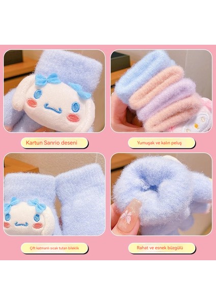 Çocuklar Için Sonbahar-Kış Manikür Rüzgar Geçirmez Isıtmalı Parmaklı Eldiven (Yurt Dışından) fiyatları