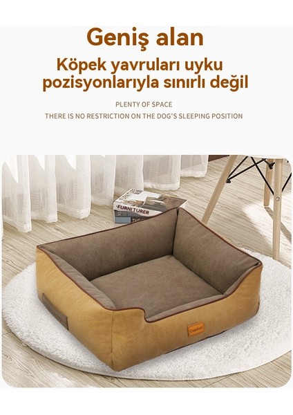 Dört Mevsim Kullanılabilir, Çıkarılabilir ve Yıkanabilir Sonbahar-Kış Köpek Yatağı (Yurt Dışından) fırsatları