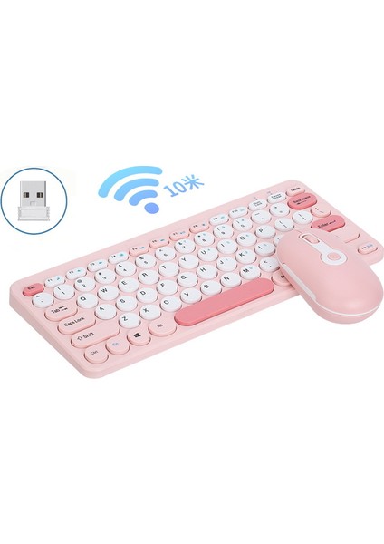 Sessiz kablosuz klavye ve fare seti (Yurt Dışından)