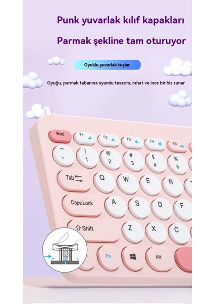 Sessiz kablosuz klavye ve fare seti (Yurt Dışından) fırsatları