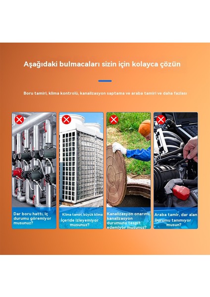Endoskop Su Geçirmez 3'sü 1 Arada Cep Telefonu Doğrudan Bağlantılı Kamera Ucu (Yurt Dışından) fırsatları