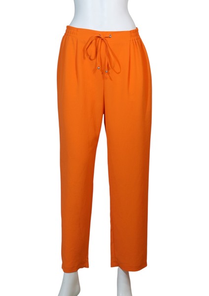 Kadın Lastikli Boru Paça Pantolon 45053