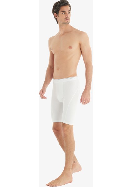 Erkek Pamuk Elastan Boxer Tender Cotton 9230 - Beyaz