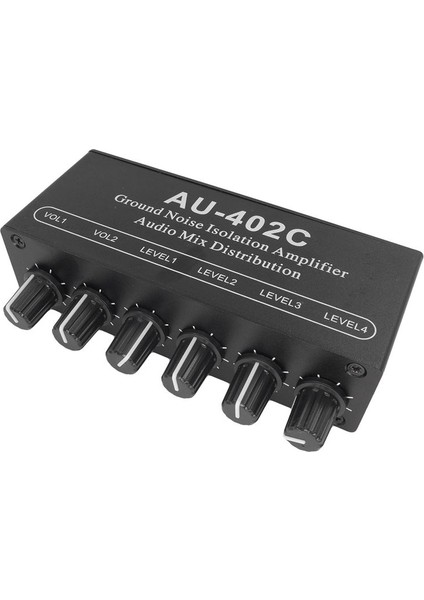 AU-402C Ses Karışık Distribütör Sinyal Seçici Selatör 4 Giriş 2 Çıkış Rca Tonu Ses Önceler Kulaklık Amplifikatör (Yurt Dışından) fiyatları