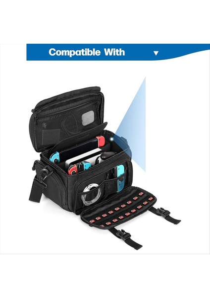 Rıhtım Ac Adaptörü Denetleyiciler Için Cepler ile Seyahat Çantası Omuz Depolama Taşıma Çantası (Yurt Dışından) modelleri