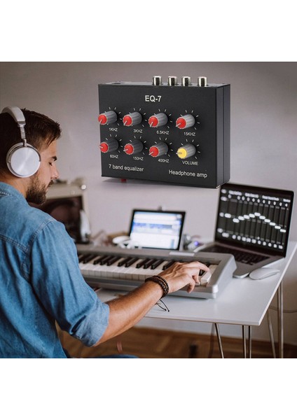 2x Eq-7 Araba Ses Kulaklığı Amplifikatörü 7-Band Eq Equtersize 2 Kanal Dijital Ses Ekolayzer (Yurt Dışından) modelleri