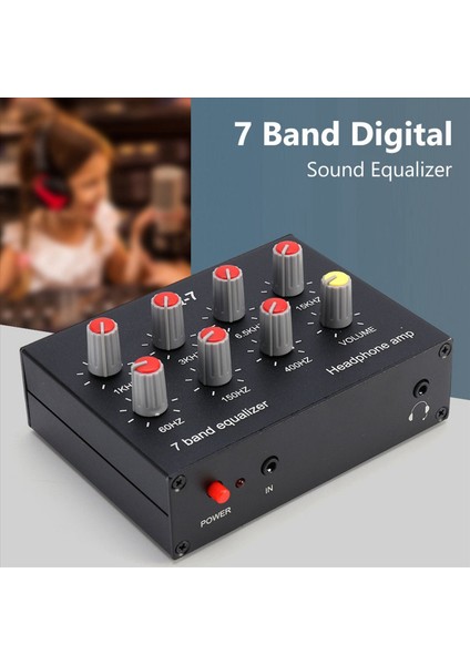 2x Eq-7 Araba Ses Kulaklığı Amplifikatörü 7-Band Eq Equtersize 2 Kanal Dijital Ses Ekolayzer (Yurt Dışından) fırsatları