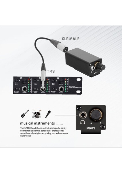 Mini Hifi Kulaklık Amplifikatörü Xlr - 3 5 mm Ses Arabirimi Amplifikatör Dönüştürücü Dönüştürücü Montaj Taşınabilir Kulaklık Amplifikatörü (Yurt Dışından) fiyatları