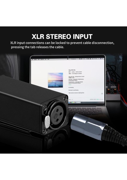 Mini Hifi Kulaklık Amplifikatörü Xlr - 3 5 mm Ses Arabirimi Amplifikatör Dönüştürücü Dönüştürücü Montaj Taşınabilir Kulaklık Amplifikatörü (Yurt Dışından) indirimleri