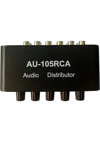 AU-105RCA Ses Distribütörü Stereo Ses Mikseri 1 Giriş 5 Çıkış Çok Kanallı Ses Distribütörü Rca Hacim Kontrolleri (Yurt Dışından)