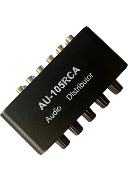 AU-105RCA Ses Distribütörü Stereo Ses Mikseri 1 Giriş 5 Çıkış Çok Kanallı Ses Distribütörü Rca Hacim Kontrolleri (Yurt Dışından) fiyatları