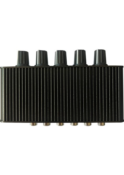 AU-105RCA Ses Distribütörü Stereo Ses Mikseri 1 Giriş 5 Çıkış Çok Kanallı Ses Distribütörü Rca Hacim Kontrolleri (Yurt Dışından) modelleri