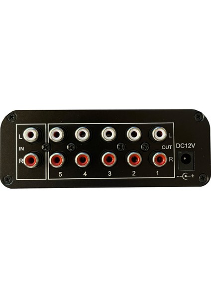 AU-105RCA Ses Distribütörü Stereo Ses Mikseri 1 Giriş 5 Çıkış Çok Kanallı Ses Distribütörü Rca Hacim Kontrolleri (Yurt Dışından) indirimleri