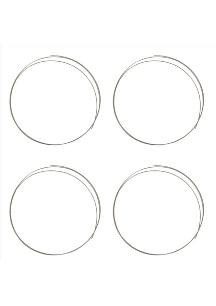 4pcs 8 Feet Cupronickel Fret Tel Klavye Perdeleri Bas Için 2 9mm Genişlik (Yurt Dışından)