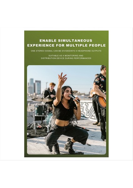 Kulaklık Amplifikatörü Stereo Ses Sistemi 4 Kanal Alonecontrol Hacmi (Yurt Dışından)