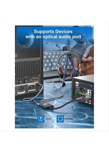 Optik Fiber Kablo Splitter 2-1 Arada Konektörler Tv Dijital Optik Fiber Audio Audio Splitter Kablo Adaptörü (Yurt Dışından) fiyatları