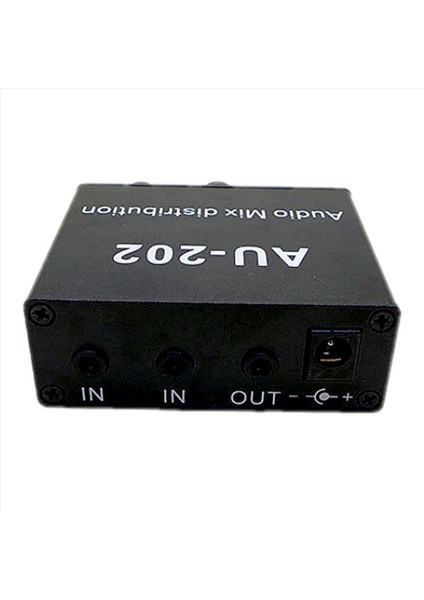 3x AU-202 2 Giriş 2 Çıkış Stereo Mikser Ses Distribütörü Kulaklık Harici Güç Amp Hacmi Tek Başına Kontrol (Yurt Dışından) modelleri